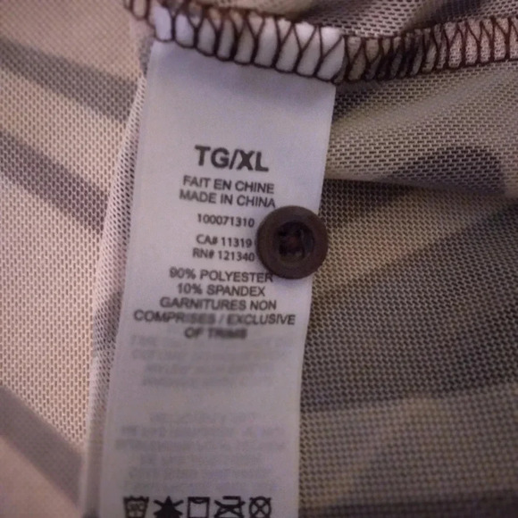 Garage see through mesh cropped top X-large like new - Picture 7 of 7